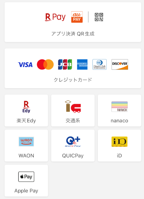 お支払い方法について